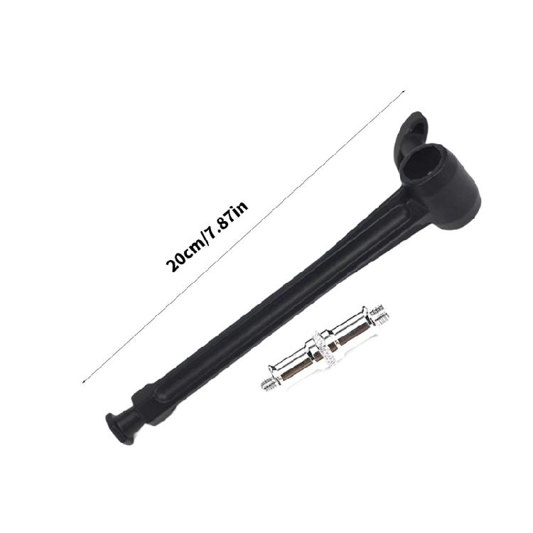2PCS Powerful Hexagonal Clamp Rod For Studio Equipment Mounting Adjustable Arm Secure Quick Release