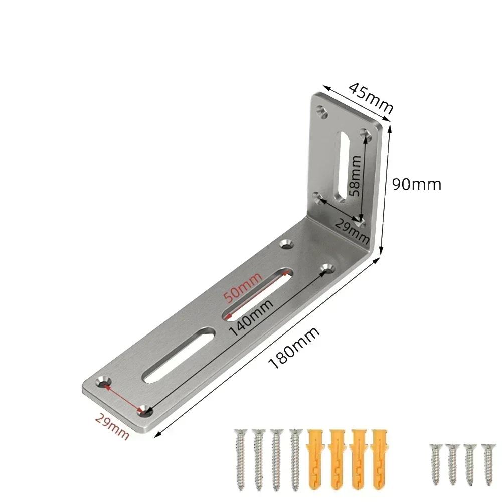 90 Degree Angle Bracket Corner Bracket Joint Fastener Cabinet Fixed Bracket Furniture Hardware Connection Fixing Fastener