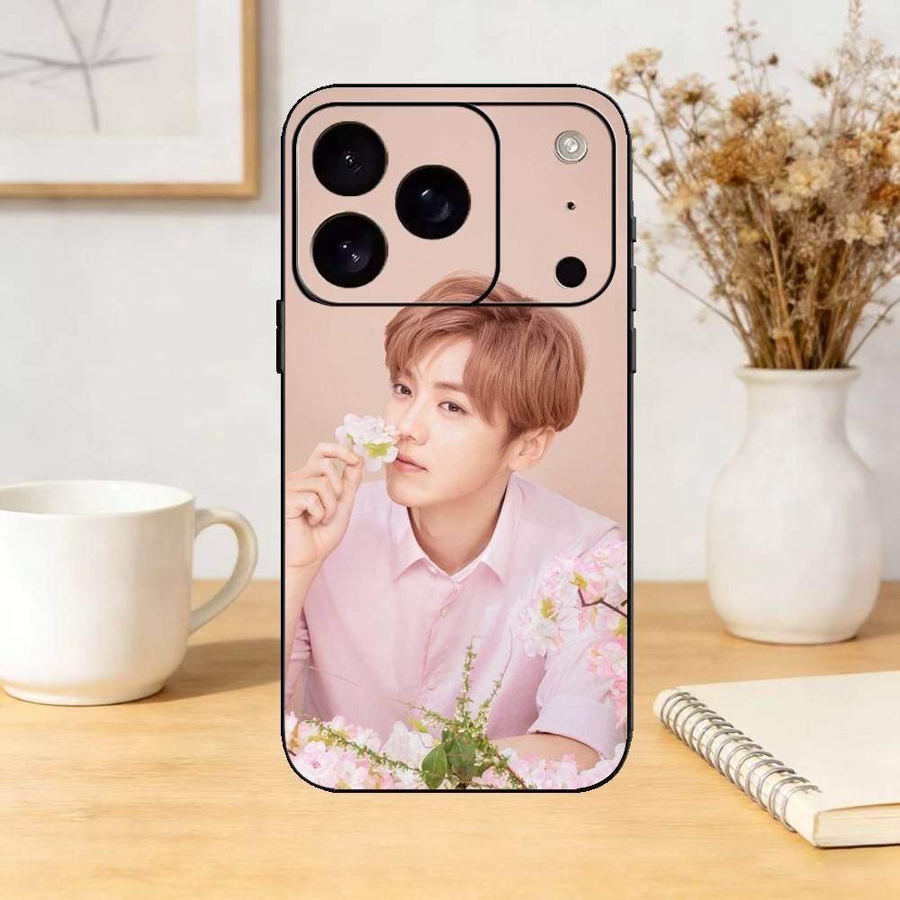 Lu Han Phone Case Silicone black Soft For IPhone 17,16,15,14,13,12,11,SE,Plus Pro Max