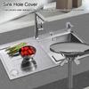 Stainless Steel Metal Faucet Decorative Covers Drainage Seal Tap Hole Plug Sink Plug Sink Hole Cover Faucet Hole Cover