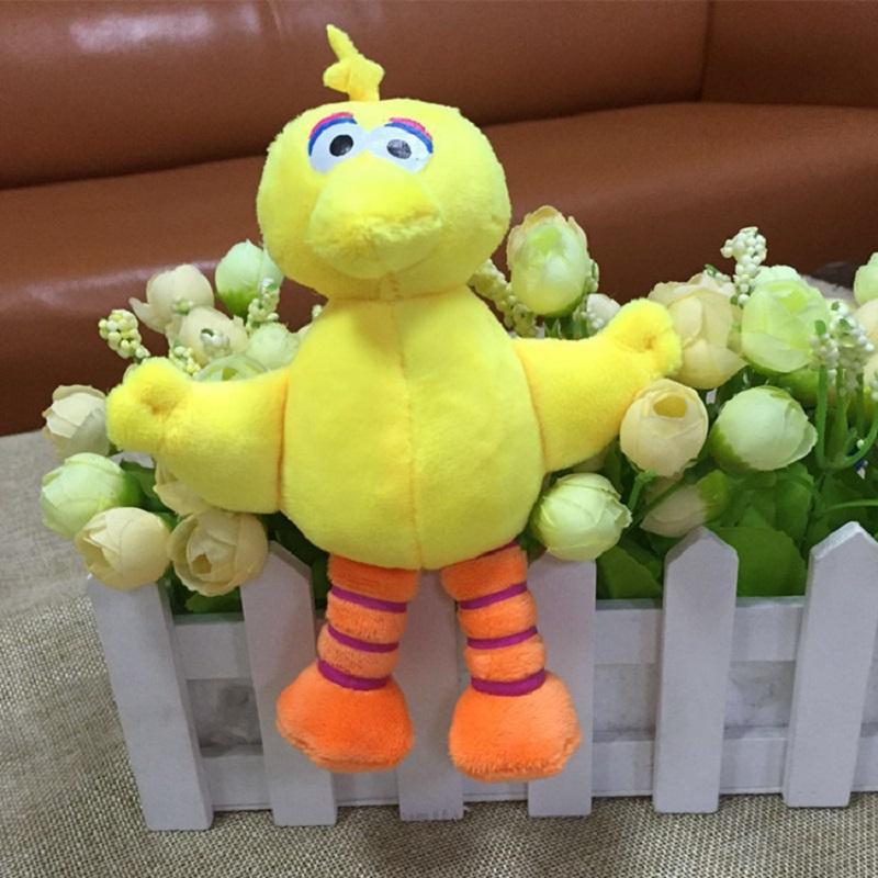 Adorable 6pcs Sesame Street Plush Doll Set Featuring Cookie Monster Elmo Big Bird Bert Ernie