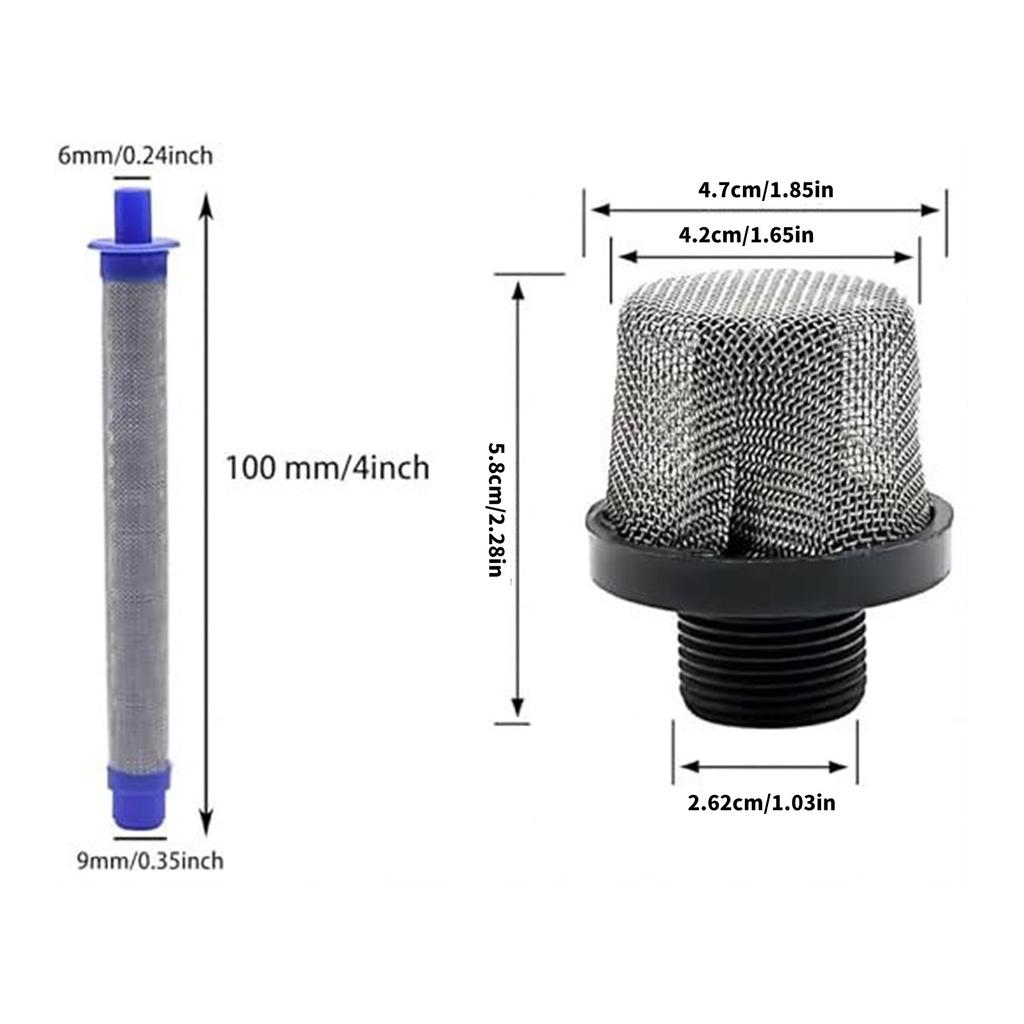 288716 Inlet Suction Strainer and 288749 Airless Sprays Machine Filter Kit for Airless Paint Sprayers Guns Accessories