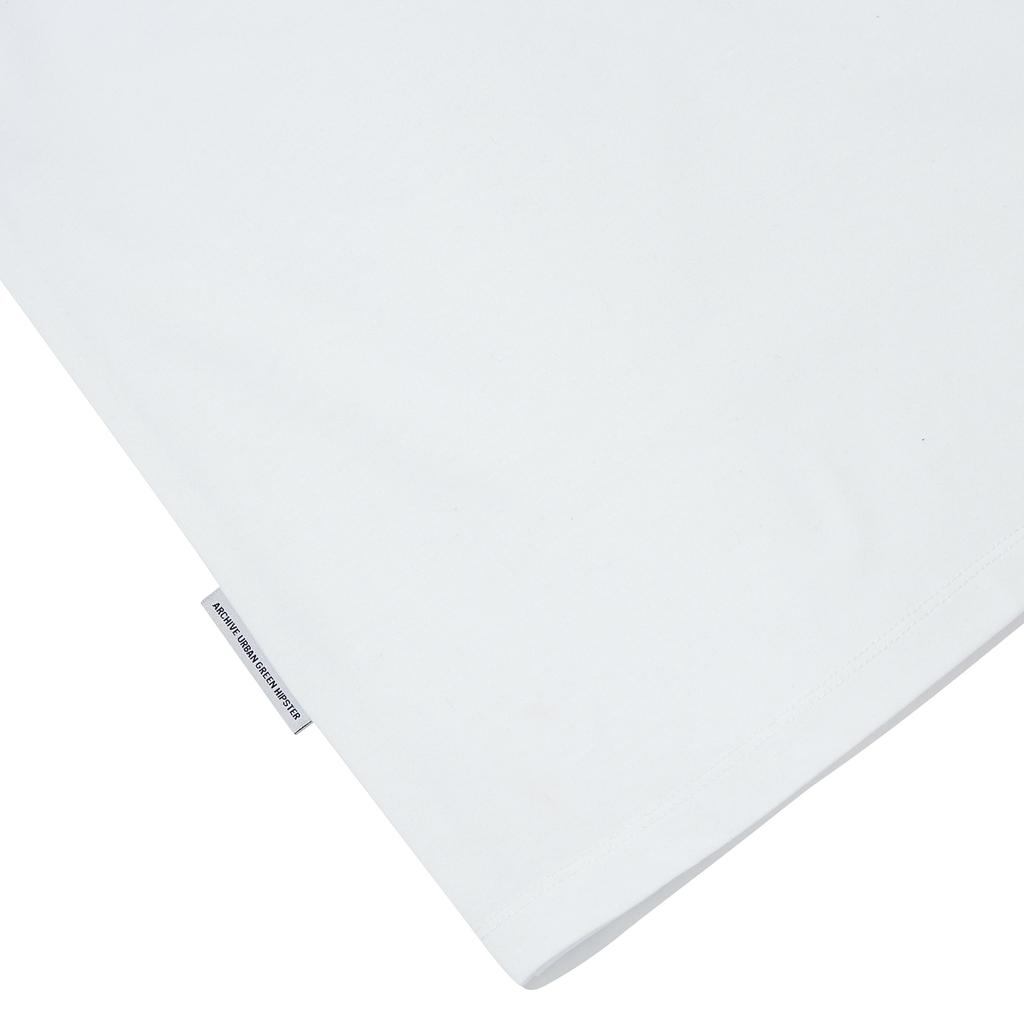 INTERCREW Cat Patch Point Short Sleeve White Itz2Tr35Gwh