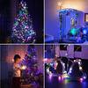 LED Fairy String Lights Battery Powered Copper Wire Garland Light For Bedroom Outdoor Garden Wedding Party Birthday Decoration