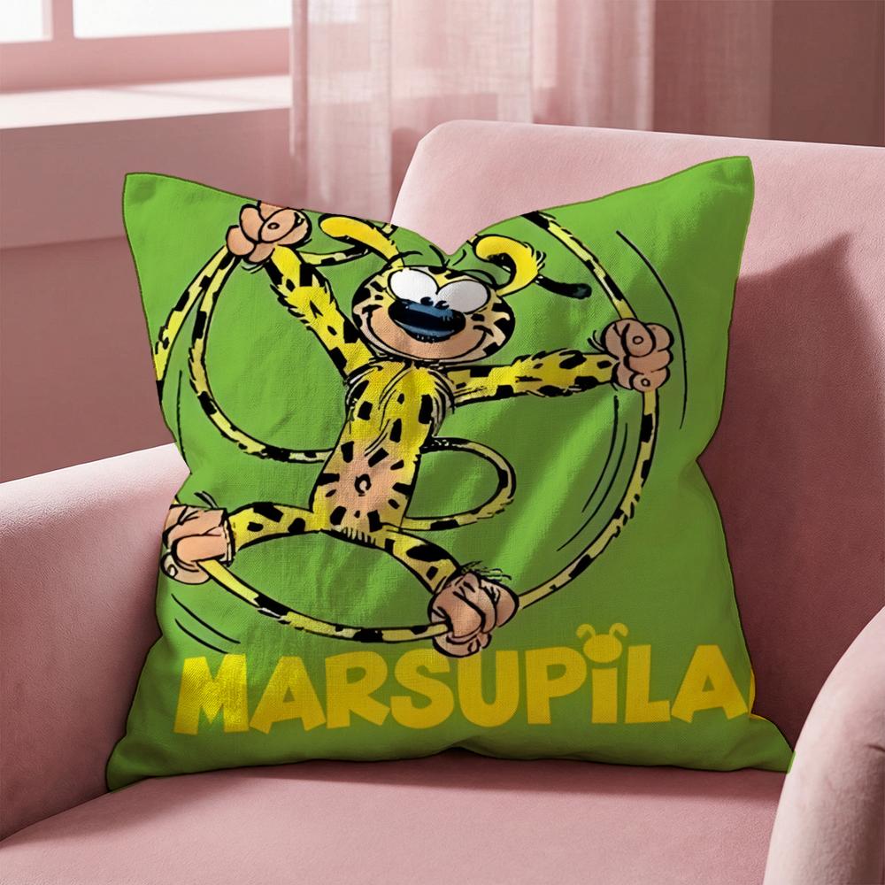 M-Marsupilami CARTOON Kissenbezug Mehrzweck-Kissenbezug für Zuhause & Auto - Wendbar, Weich & Langlebig für den täglichen Gebrauch