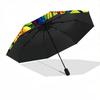 1pc Parrot Automatic Folding Umbrella, Lightweight Retractable Compact Travel Umbrella, 8-Rib Sturdy Frame038