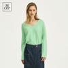 Marc O'Polo Women's V-Neck Loose Fit Knit Pullover