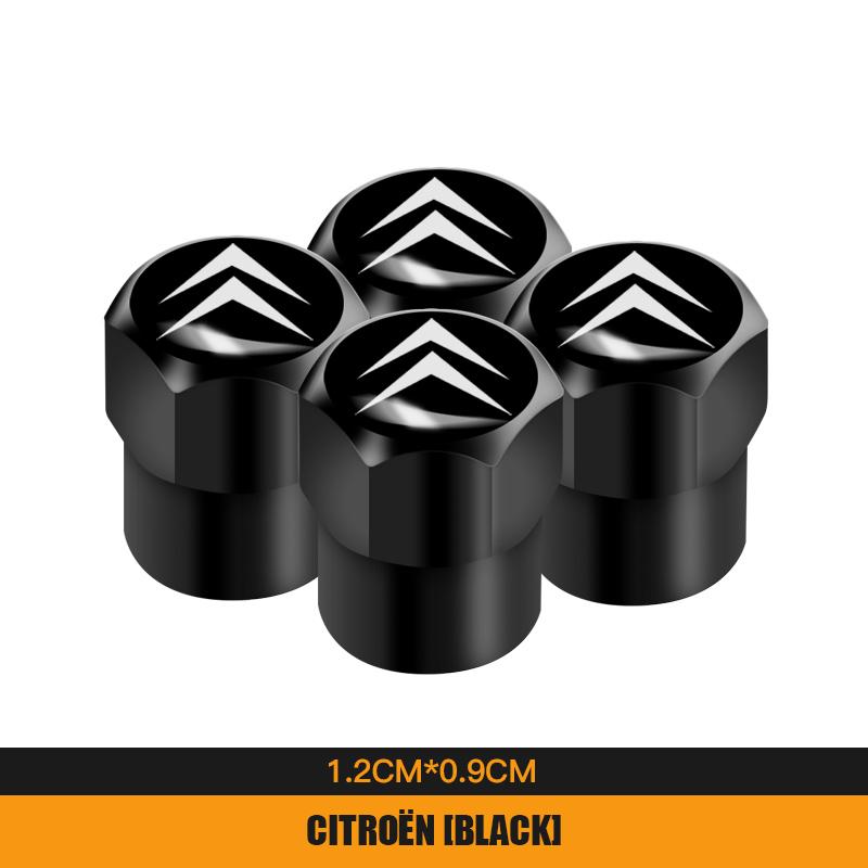 1Set Car Styling Metal Wheel Tire Valve Caps Dust Accessories For Citroen C1 DS3 C2 C3 Vts C4 Saxo C4L C5 C6 C8 Xsara C3-XR Xkdf64