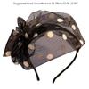 Elegant Floral Fascinators Hat with Mesh Pillbox Hat for Makeup Party