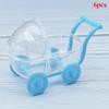 6Pcs Mini Baby Stroller Crib Candy Boxes Baby Birthday Party Decor Candy Boxes