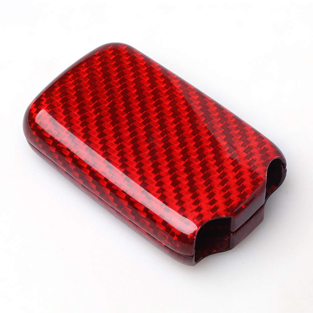 BOMI Premium Carbon Fiber Key Case for Honda Step and Perfect Gift Fit, Jade, Vezel, Wagon, S660, Freed, Odyssey, Accord, Grace, Shuttle, (Carbon Red)