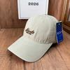 Daily cap washed old English embroidery baseball cap street travel retro style men and women tide