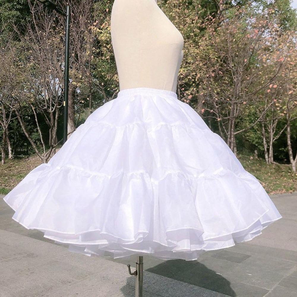 Without Hoop Underskirt Crinoline Lolita Crinoline Skirt Fashion Petticoat  Women Girls