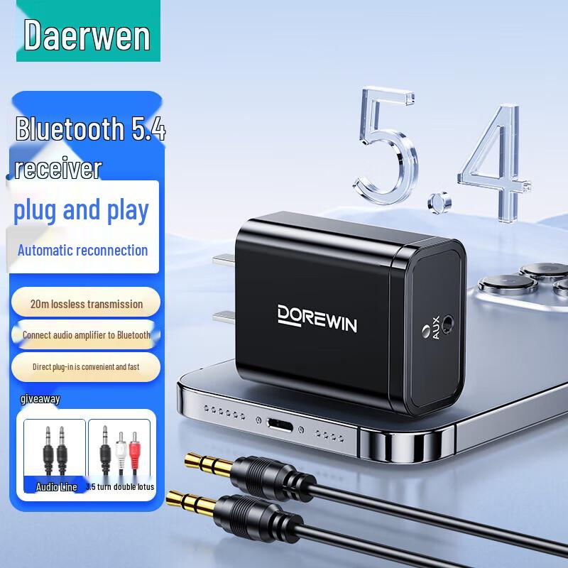 

DOREWIN Bluetooth 5.4 Audio Receiver Transmitter