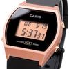 Casio Standard Digital Women's Watch LW-204-1A Black Rose Gold Color Boxed Model