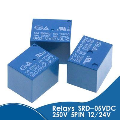 SRD-06VDC-SL-C 3V 5V 6V 9V 12V 24V 48V Modul relé SRD-03VDC-SL-C Napájecí relé Chytrá elektronika