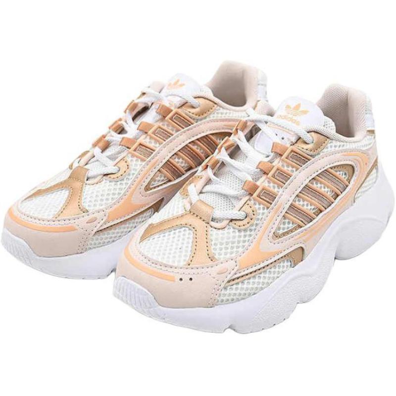 Adidas Originals Ozmillen Lightweight Cushioning Low-Top Kids Lifestyle Shoes Orange Kids' Sneakers JS0716