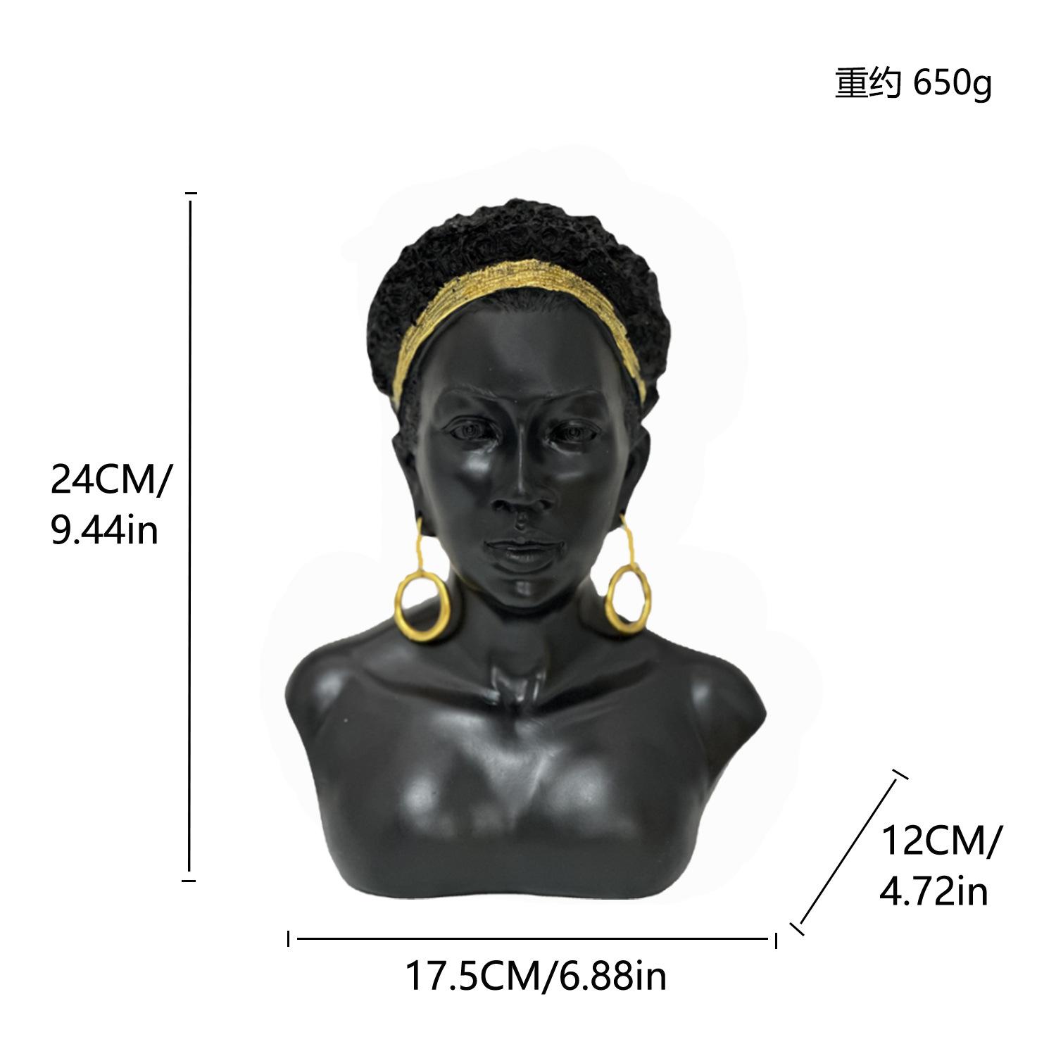 

Creative Design Latest Styles Girls Avatar Ornaments National Female Sculptures Resin Nice Craft Jewelry Display Decoration