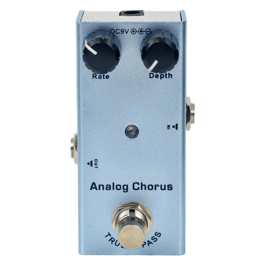Electric Guitar Pedal Overdrive/ Distortion/Chorus/Delay/Tremolo/Analog Delay True Bypass, Durable Design for Versatile Tones
