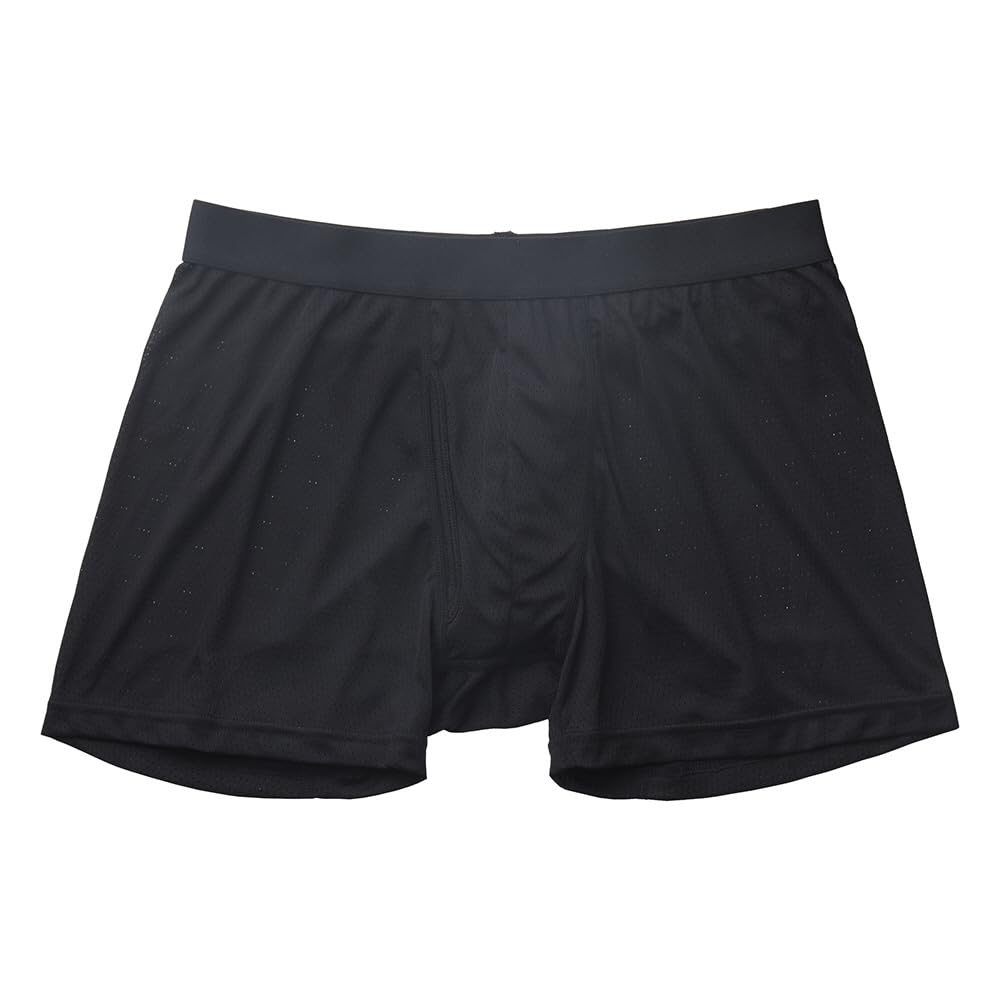 Mizuno Boxer Calair Front Dry Sweat Quick Highly Black Shorts, Under, Lightweight, Cool, Opening, Aeroflow, Absorbent, Drying, Breathable, Non-sticky,