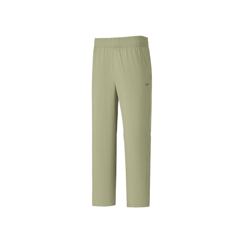 Skechers Solid Color Comfortable Elastic Casual Pants Women bottoms P226W090-027B S