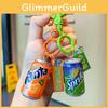 Cute Miniature Can Keychain Modern Art Style Ideal For Various Gifting Events