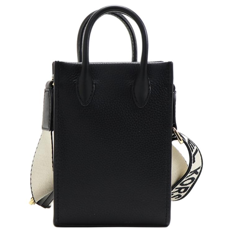 Michael Kors MK Mirella Logo Faux Leather Crossbody Shoulder Handbag Mini Women Handbags Black 35H3G7ZC5L-BLACK