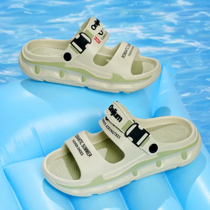 Sommer Herren Massage Hausschuhe Outdoor Sandalen Strand Bequeme Weiche Rutschen Indoor Freizeitschuhe