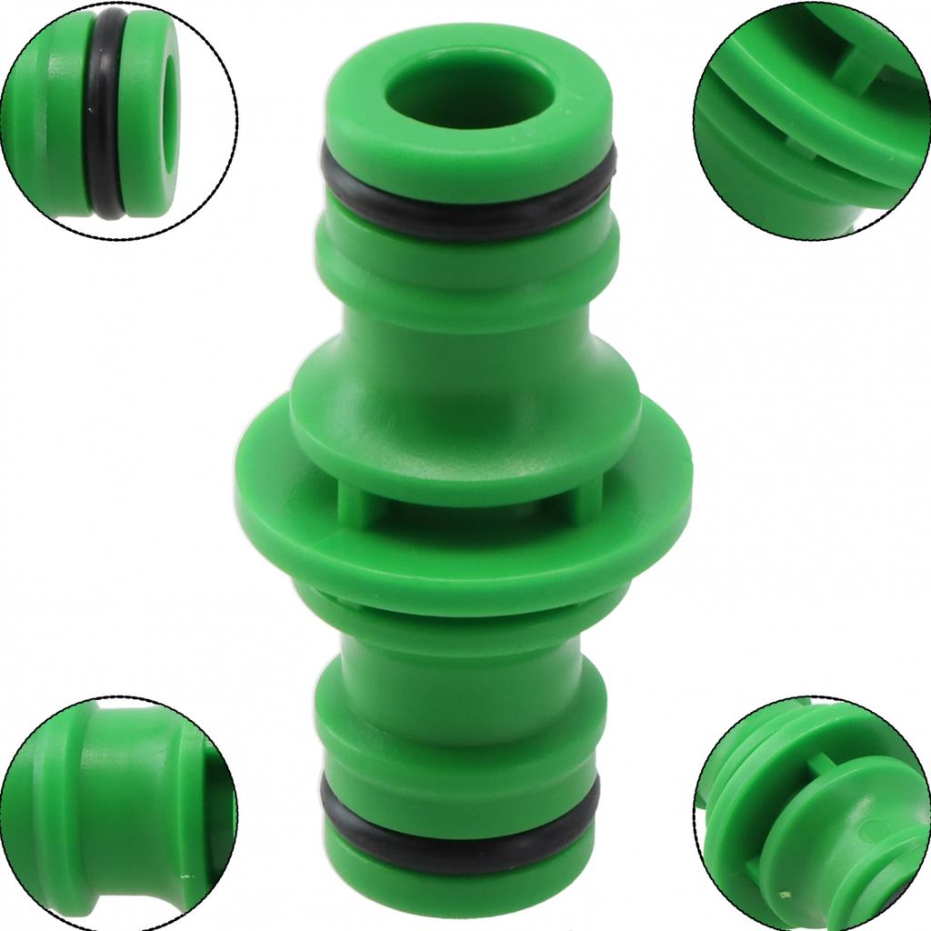 Connector Hose 1/2\" Hose Connections 2 Way Black/green