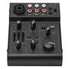 Compact Metal Digital Mixer Live Recording Audio Mixer Controller with Effects USB Power Supply