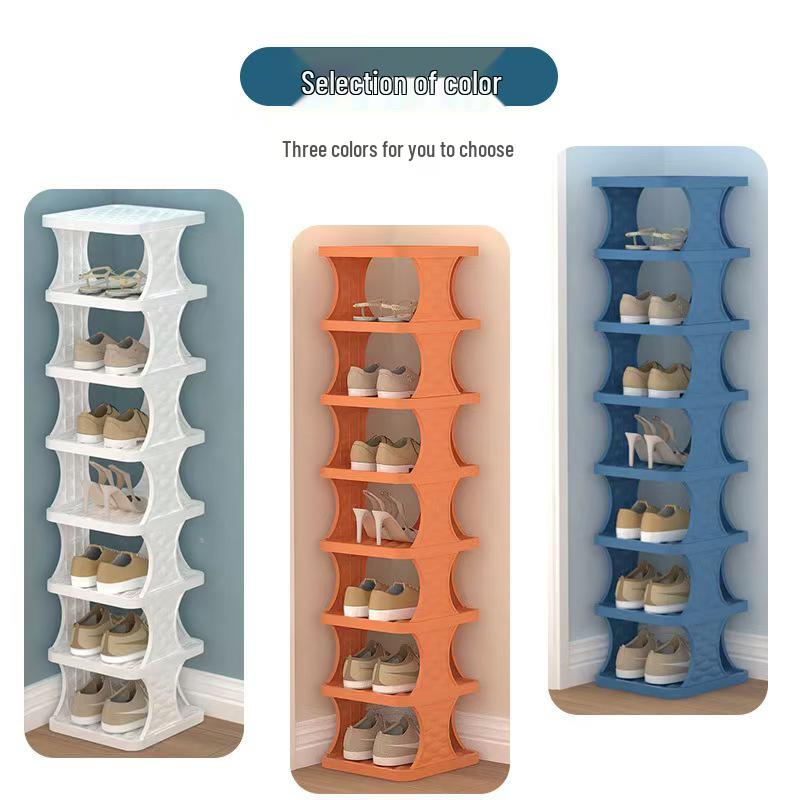 Kompaktes mehrschichtiges Schuhregal: Platzsparendes Klappdesign für die Aufbewahrung im Eingangsbereich