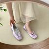 Fashion Women Flats Shoes New Summer Ballerina Shoes Sweet Bow-knot Ladies Square Toe Shallow Ballet Shoes Female Casual Slip On Loafers