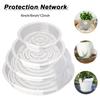5PCS Garden Plastic Transparency Planter Mat Reusable Pot Water Pan Round FlowerPot Tray For Indoor Plant Bonsai Drip Saucer