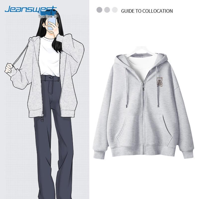 Jeanswest Line Cake Bear Graphic Hoodie XL