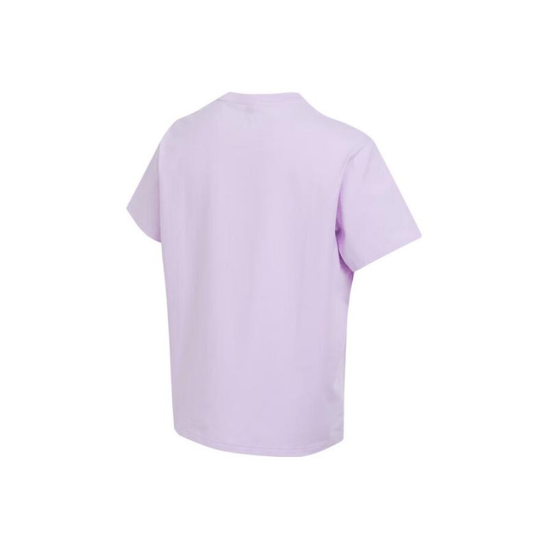 adidas Comfortable Short Sleeve T-Shirt Women Tops Purple KC0972