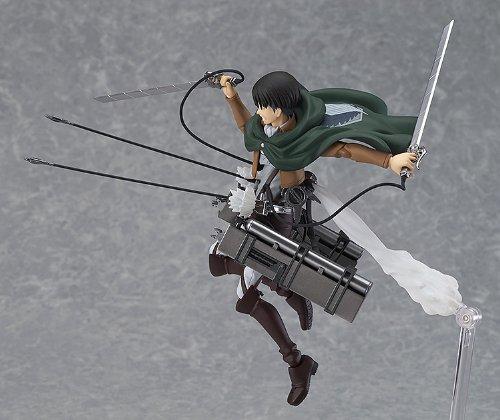 Max Factory Figma Attack on Titan Levi Non-scale Movable Figure ABS PVC Painted