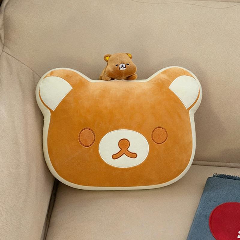 Relax Bear Plush Toy Pillow With Soft Material For Sleep Comfort And Cuddle Comfort