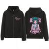 Anime The Apothecary Diaries Print Zip Up Hoodie Men Women Fashion Sweatshirts Loose Casual Oversized High Quality Zipper Jacket