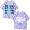 Billie Tee Blue Eyes T Shirt Men’s Women Oversized 100% Cotton Short Sleeve Summer Print Unisex Tops