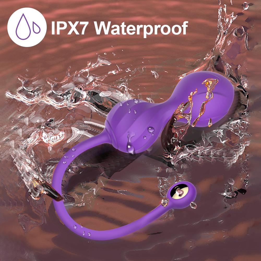 Telefon APP Dálkové ovládání Vibrátor Ball Women G Bodová masáž klitorisu Sexuální hračky pro dospělé pro ženy