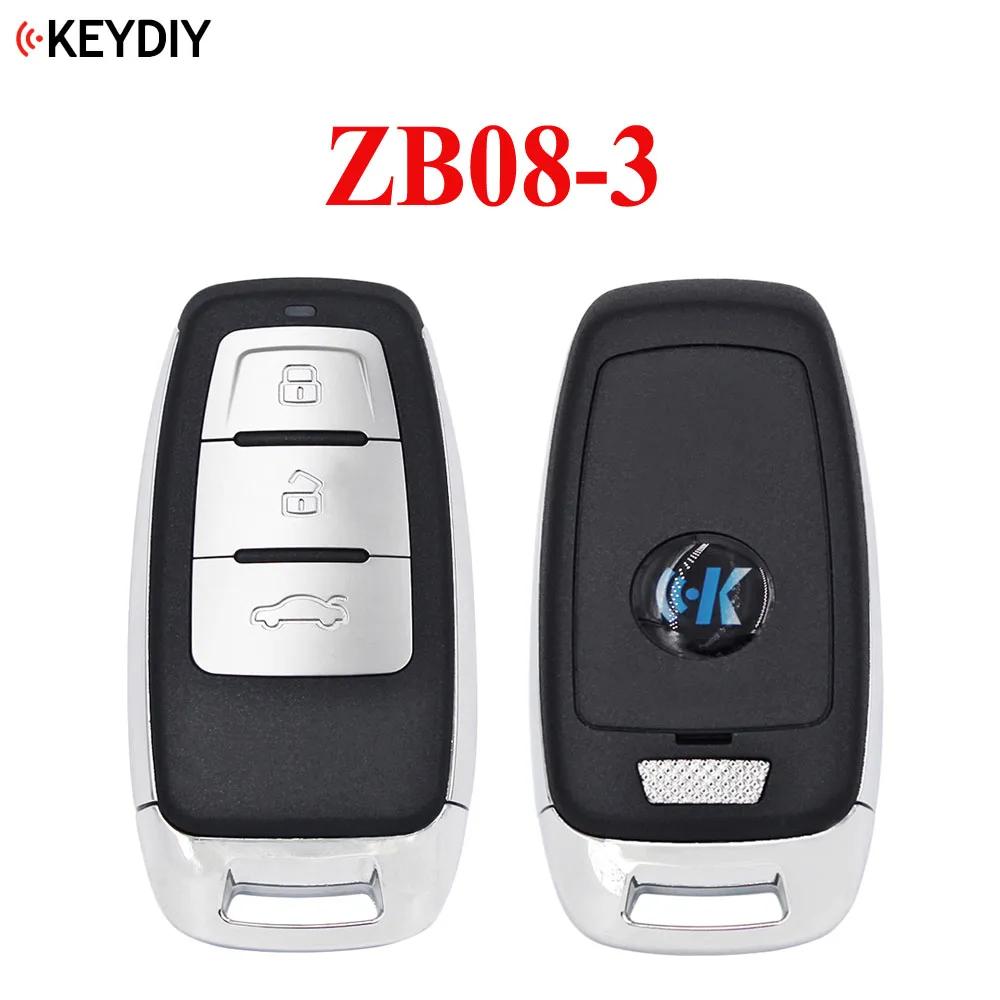 KEYDIY ZB08 Universal KD Smart Key ZB08-3 ZB08-4 ZB Series Keyless Go Car Remote Control Fob for KD-X2 KD MAX Key Programmer 1pcs