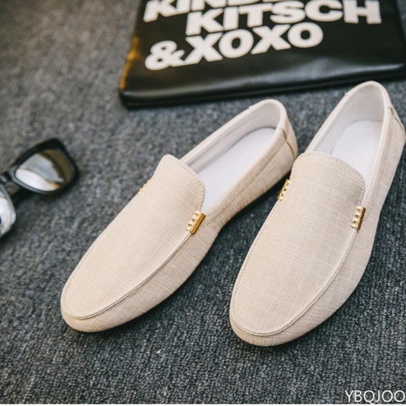 Fashion Summer Men's Daily Walking Is Not Tiring Casual Shoes with Soft Soles Are Comfortable Versatile Flat Trendy Men's Shoes