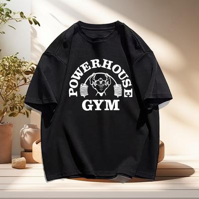 Autumn and Winter Gym Tshirts 100 Cotton Womens Tshirts with Pictures and Text Mens Sports Tshirts of High Quality