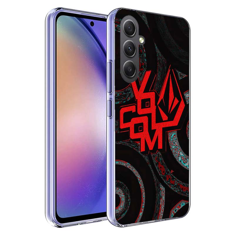 Volcom Logo Phone Case for Samsung A17 A37 A57 A07 A16 A26 A36 A56 A06 A02S A12 A22 A32 A52S A04S A14 A24 A34 A54 A03 A13 A33 A5