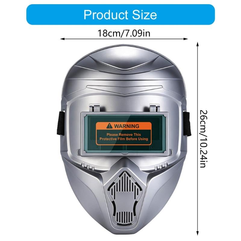 Professional Impact Resistant Flip Front Welding Mask With Adjustable Lens And Breathable Design Suitable For Safety