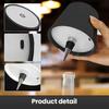 LED Kabellose Weinflaschenlampe 3 Beleuchtungsmodi Tragbar Touch Tischlampe Kabellose LED Schreibtischlampe Kreative Ambiente Nachtlampe (Schwarz-Weiss)