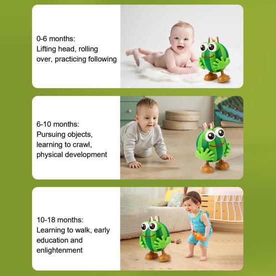 Electric Dancing Watermelon Toy with Light Music Cartoon Watermelon Recording Talking Toy Toddlers Boys Girls Interactive Fruit Musical