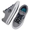 Converse Sportliche lässige Low-Top-Skateboard-Schuhe Unisex Grau Schwarz
