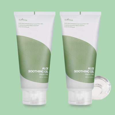 Aloe Soothing Gel Refreshing Type 300ml 2pcs 809445, 2pcs