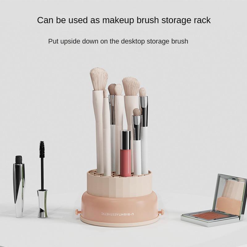 Make-up Pinsel Reinigung Lagerung Box Abnehmbare Multifunktionale Kosmetik Lagerung Box Desktop Lippenstift Lidschatten Lagerung